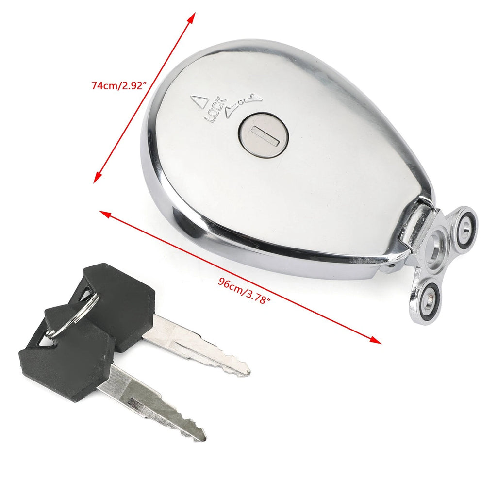 Fuel Gas Tank Cap Key for Kawasaki ZR1100 BJ250 VN1500 ZL600 Vulcan 400 500