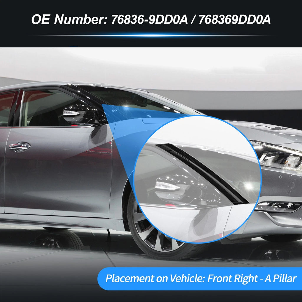 Front Right A Pillar Window Cover Trim for Nissan Maxima (2018–2019)