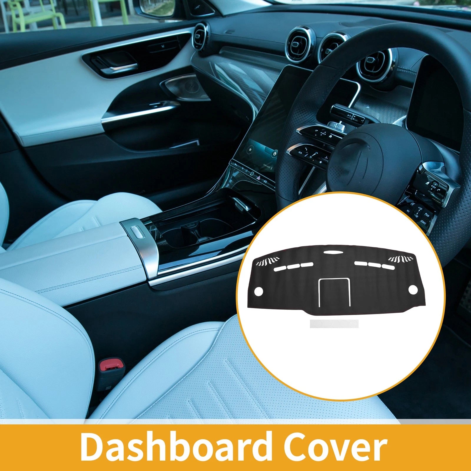 Dashboard Cover Mat for Mercedes-Benz Vito 2015–2020 Dash Cover Carpet