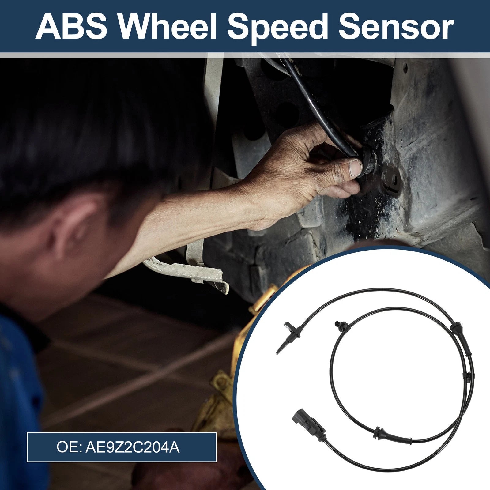 ABS Wheel Speed Sensor No.AE9Z2C204A for Ford Flex (2010–2012) Front
