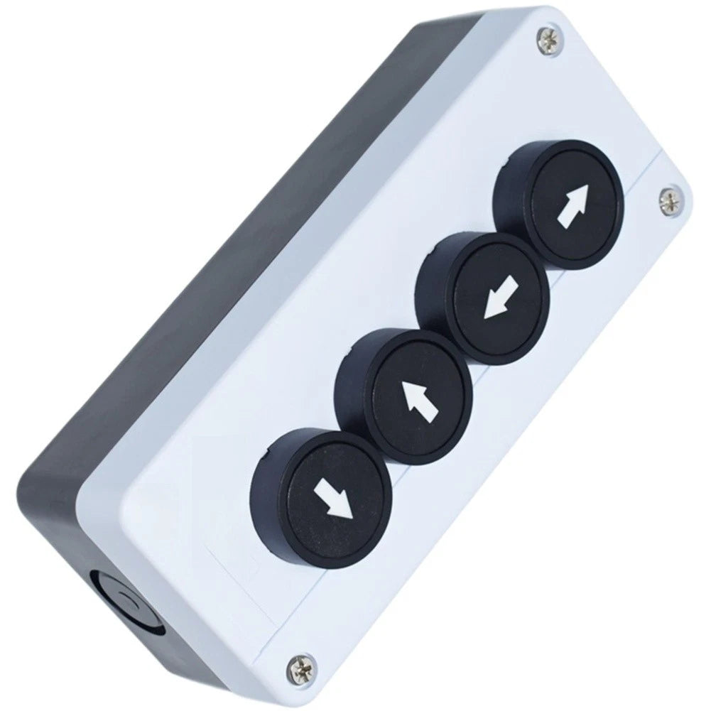 4-Hole Push Button Switch Enclosure for Up Down Control (168x68mm)