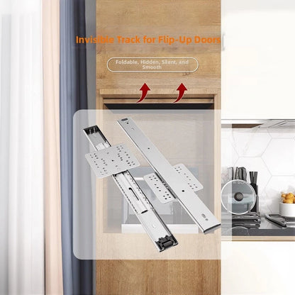 Concealed Mount Sliding Door Rail for