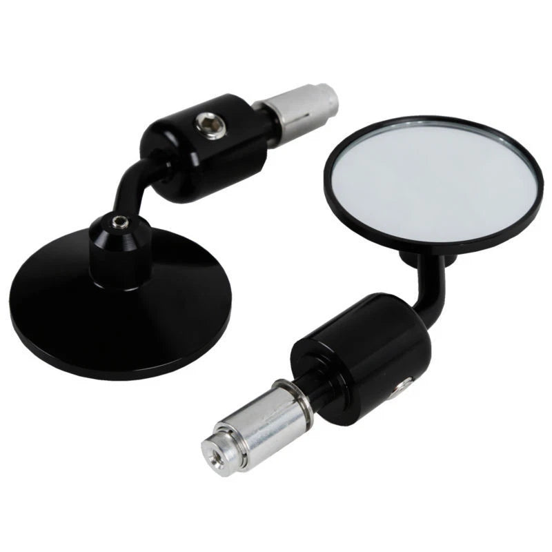 3" Round Rearview Mirrors for Harley (7/8" Handle Bars)