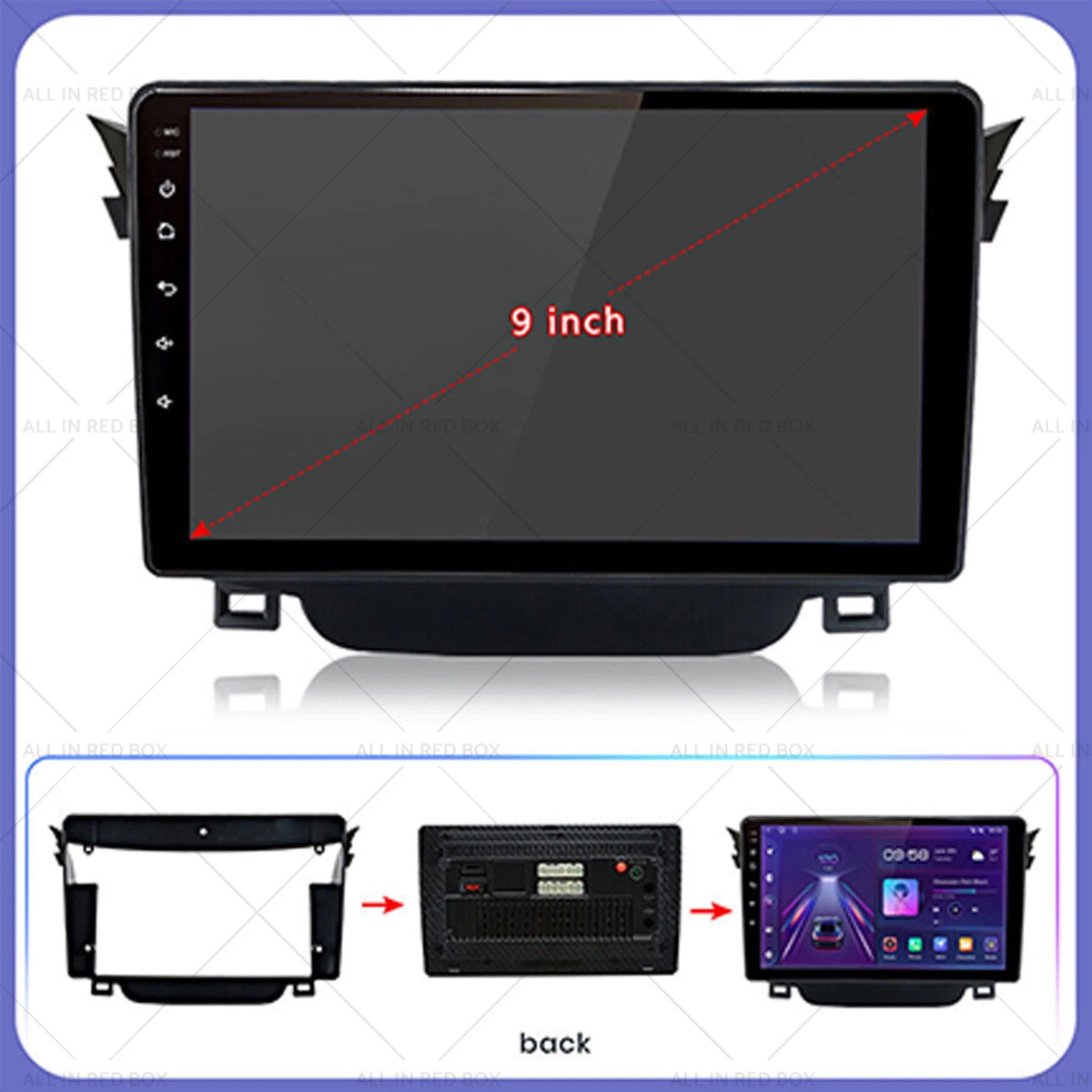 Android 13 Head Unit Car Stereo Radio 9" for Hyundai i30 (2012–2017)