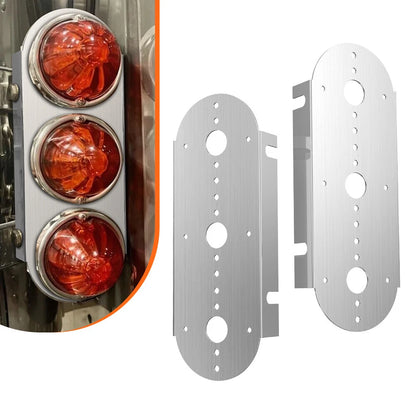 2X Watermelon Air Cleaner Front Light Mount Bracket for Peterbilt