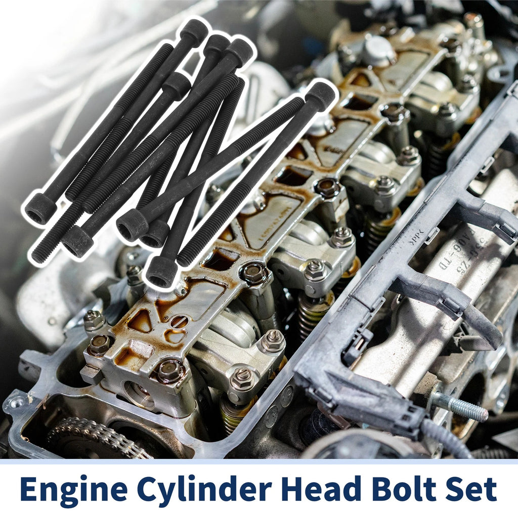 Engine Cylinder Head Bolt Set for Toyota Corolla 1.8L L4 (2009–2020)