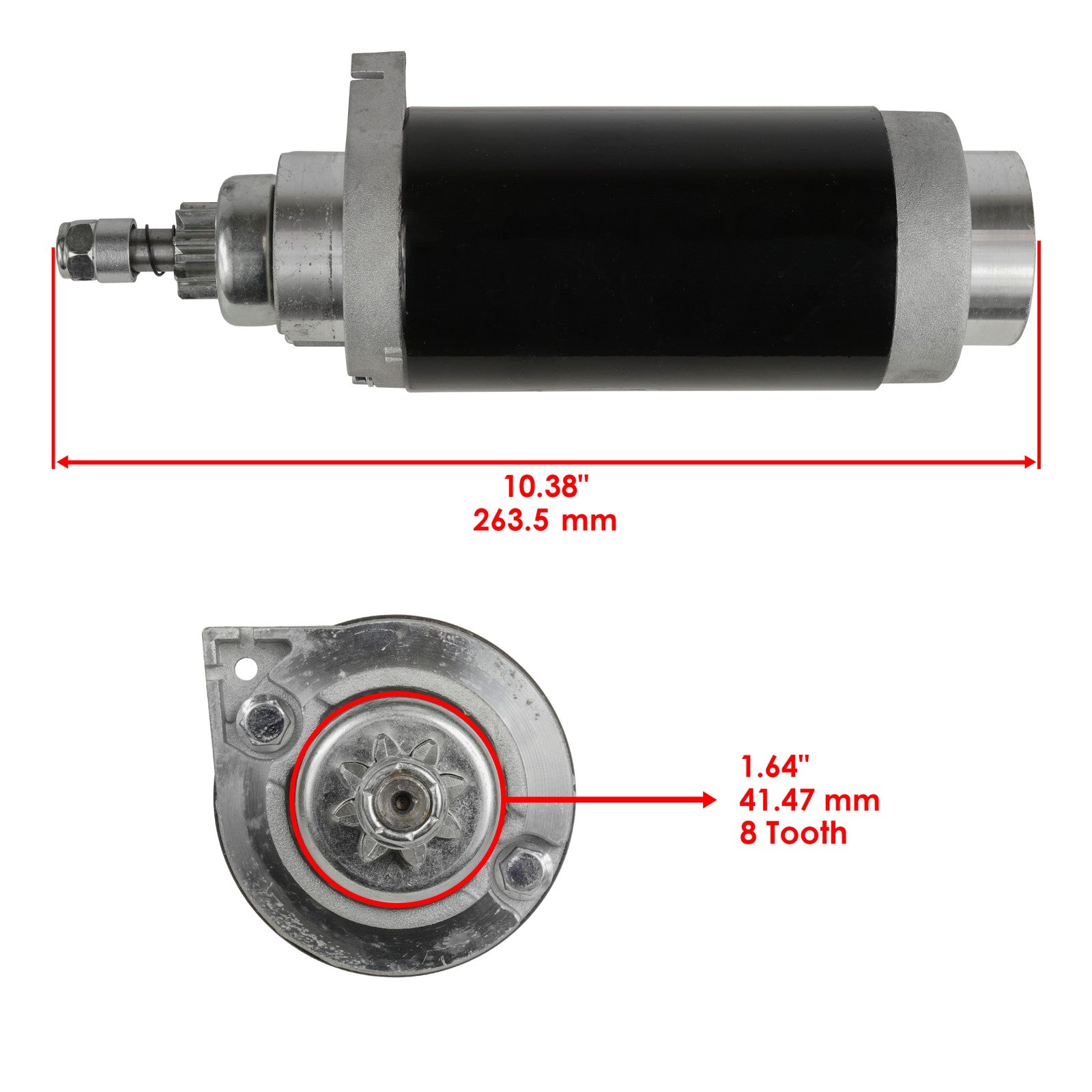Starter Motor Replacement for Mercury 125 HP 1.9L (1994–2004)