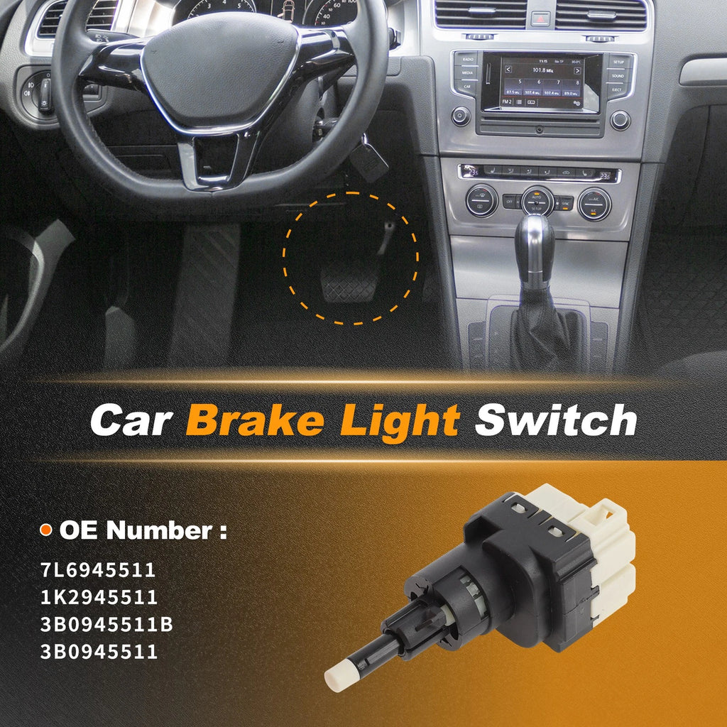 Brake Light Switch for Audi A3 (2003–2012) 7L6945511
