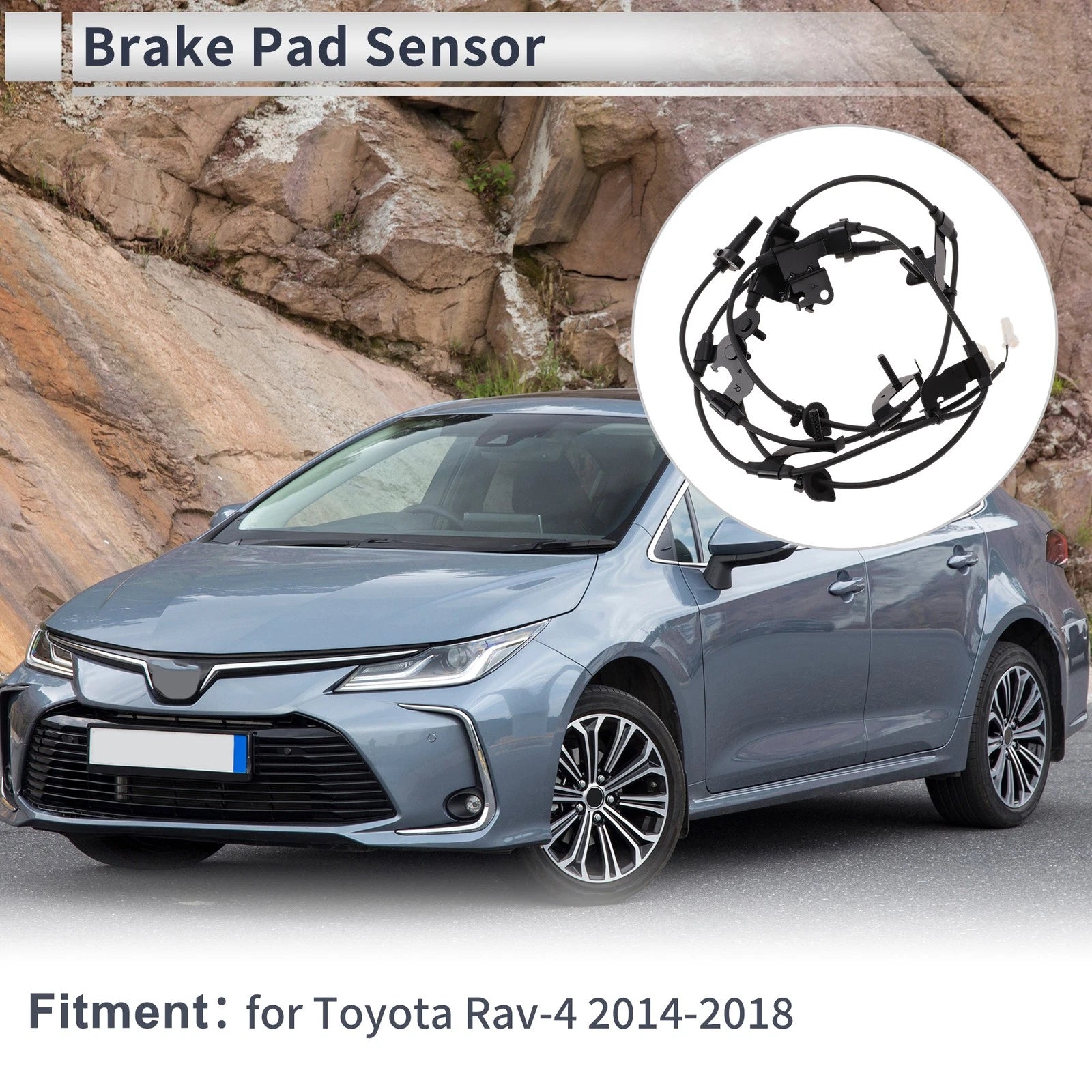 Rear Brake Pad Wear Sensor Replacement for Toyota RAV4 (2014–2018)