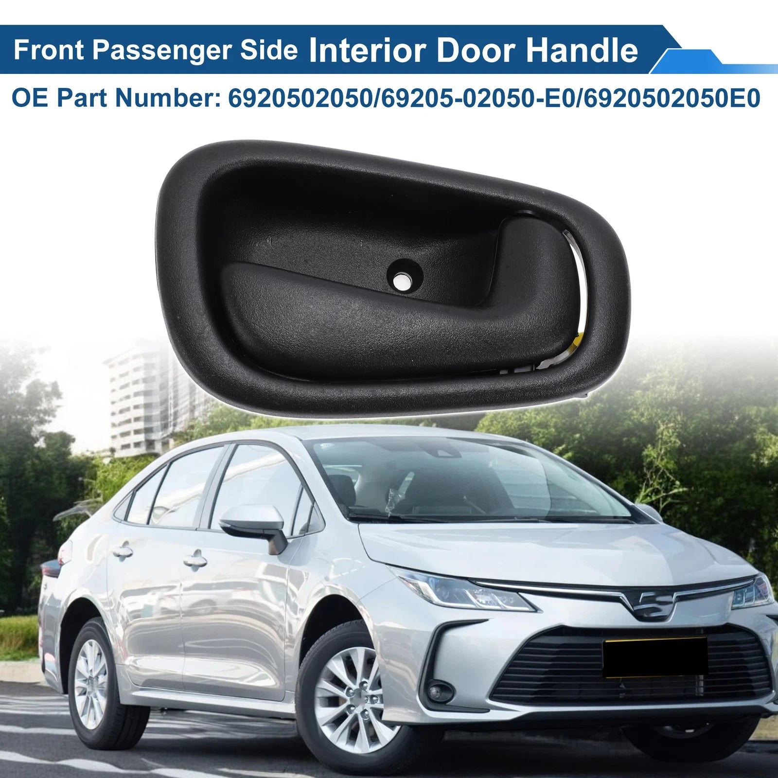 Front Driver Side Interior Door Handle Replacement for Toyota Corolla (2009–2013)
