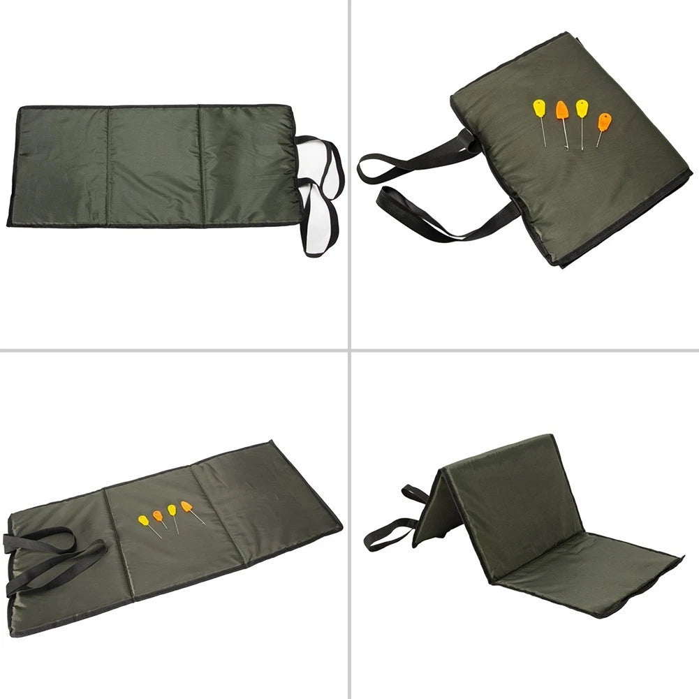Foldable Fishing Unhooking Mat with Baiting Needle Tool for Carp
