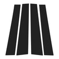 Door Pillar Window Trim Set (4 Pcs) for Mitsubishi L200 (2005–2014) Black