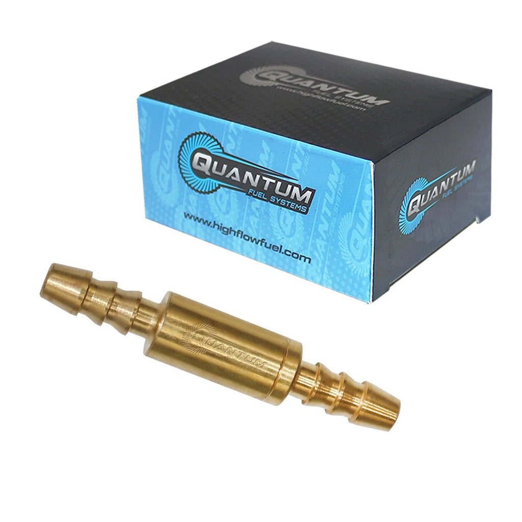 QFS EFI Inline External Fuel Pressure Regulator 45psi 8mm Barb for Universal