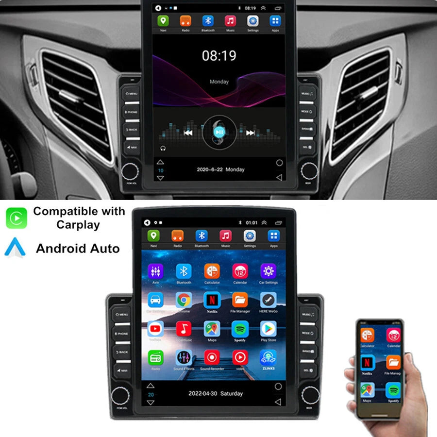 Carplay Stereo Radio GPS Head Unit 4+32GB for Hyundai i40 (2010–2021)