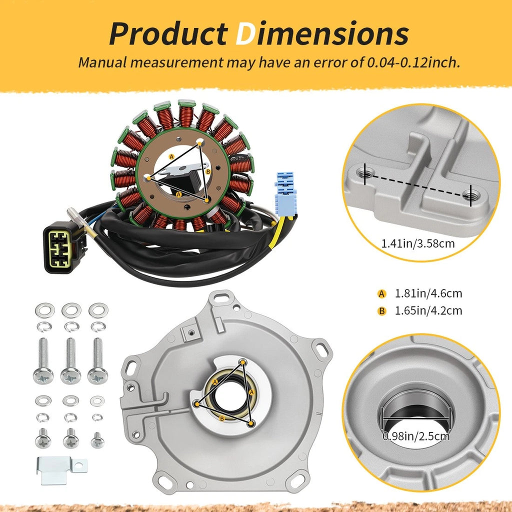 Stator Plate Assembly for Polaris Magnum Trail Boss ATP Trail Blazer 330 (2003–2009)