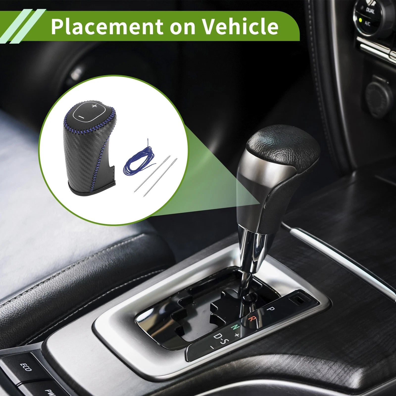 Gear Shift Knob Cover Replacement for Chevrolet Malibu (2016–2020)