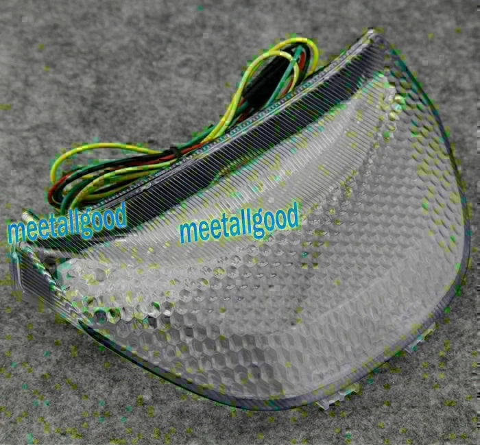 Clear Integrated LED Tail Light Turn Signals for Honda CBR 600RR (2003–2006)