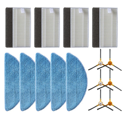 Main Side Brush Filter Mop Cloth for Tesvor M2 Robot Vacuum Cleaner