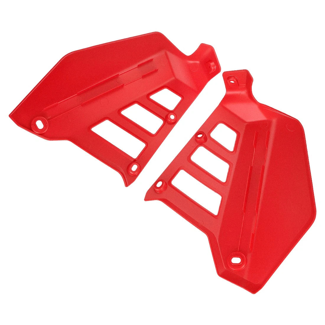 Set of 2 Radiator Shrouds for Honda ATC250R (1985–1986) Red Plastic