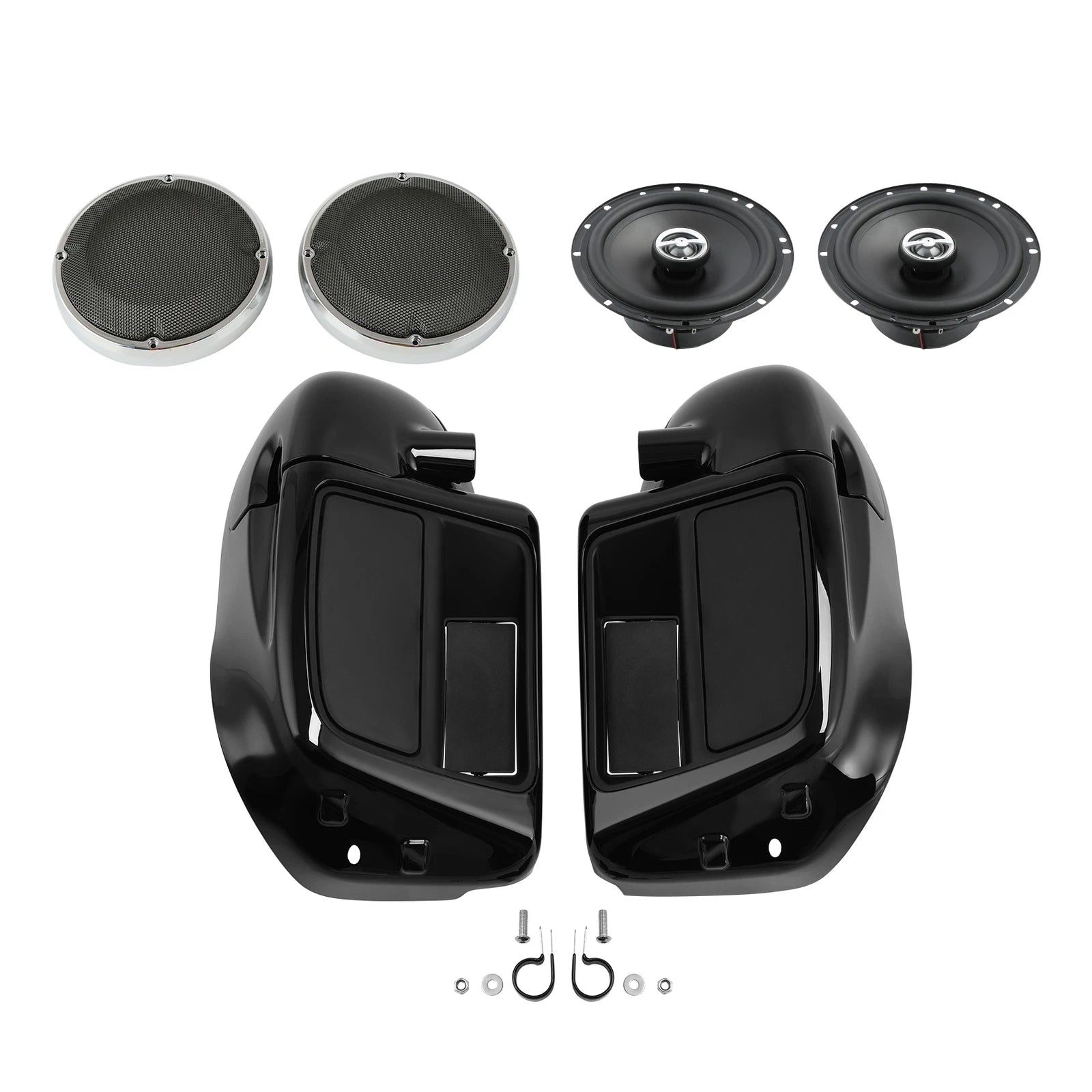 Lower Vented Leg Fairing Speaker Grills for Harley Electra Glide (2014–2024)