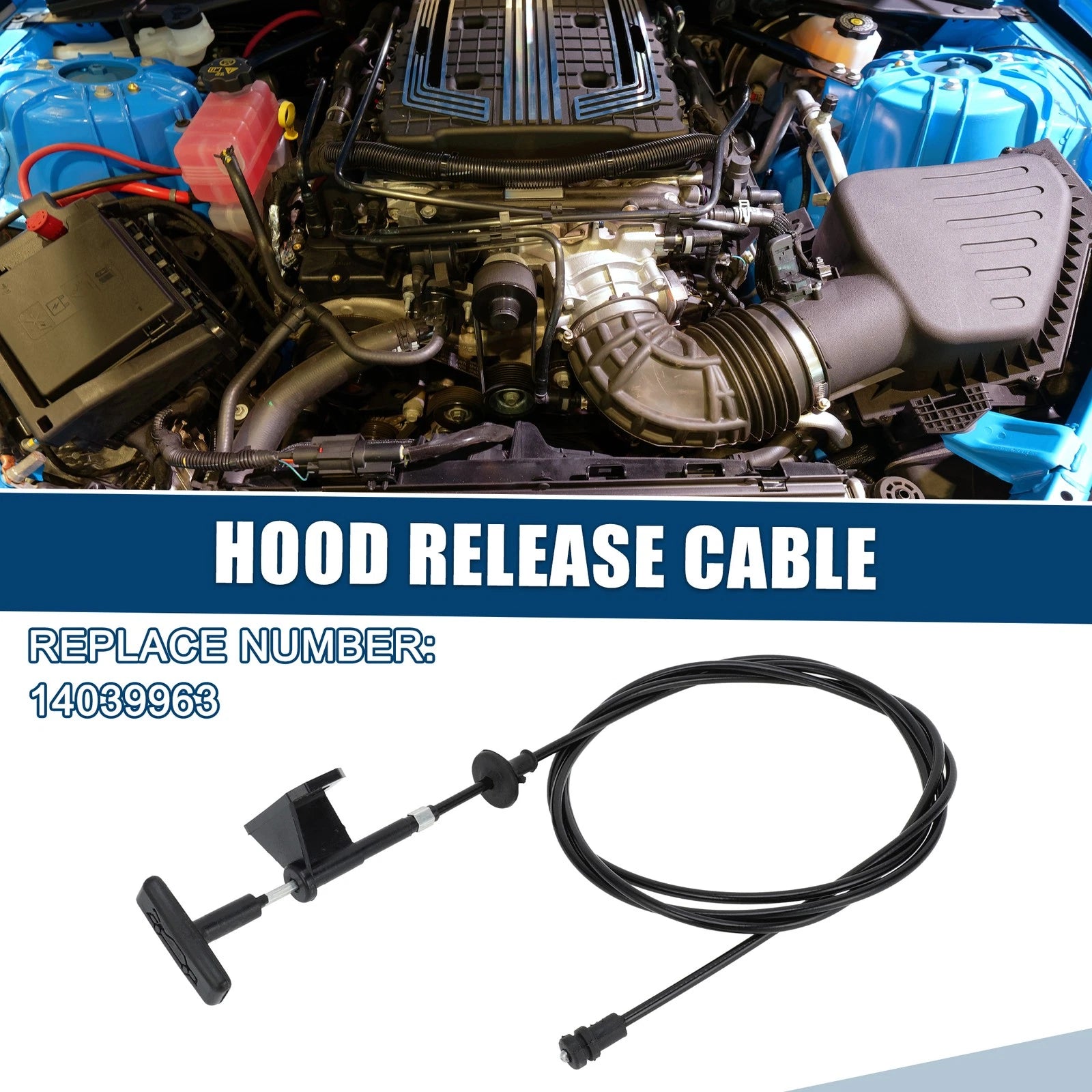 Hood Release Cable Replacement for Chevrolet Suburban R1500 (1989–1991)