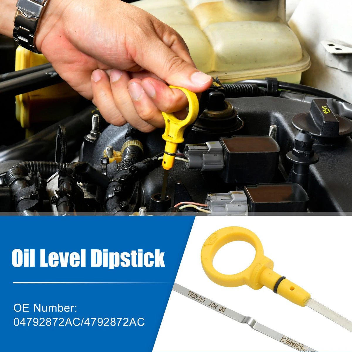 Engine Oil Dipstick for Chrysler 300 5.7L Hemi V8 AWD (2005)