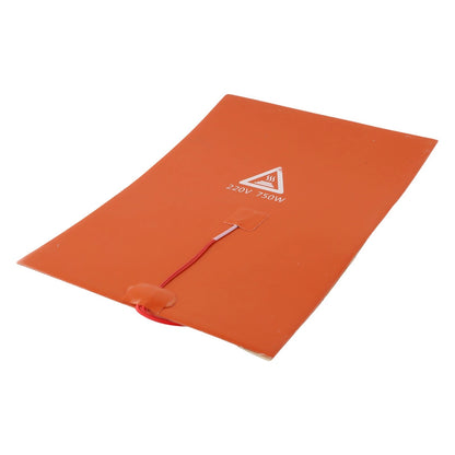 1pc Heater Pad for 3D Printer (20x30cm) Silica Gel Rubber 220V 750W