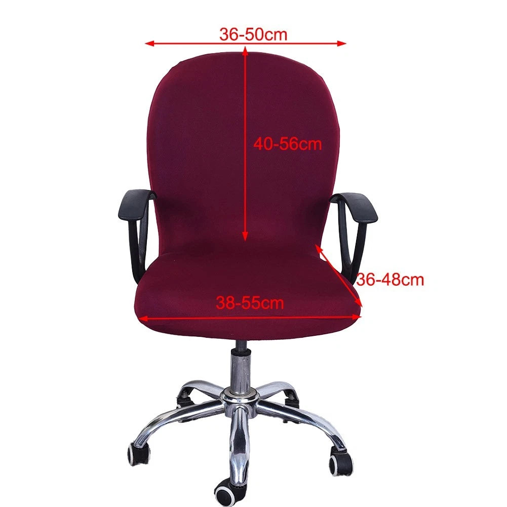 Elastic Swivel Chair Cover for Office and Home Decor (No Part Numbers)