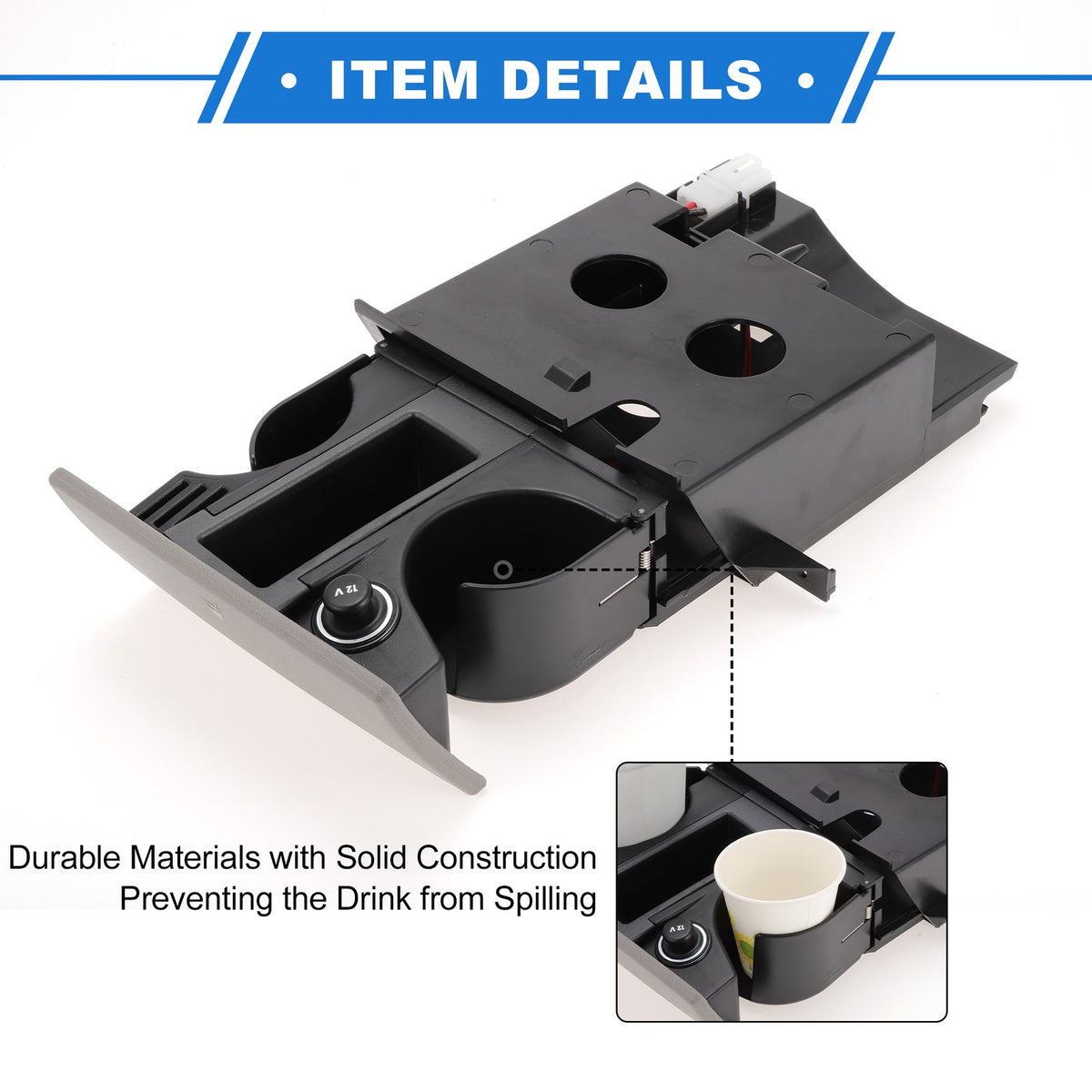 Cup Holder Replacement for Volkswagen Transporter T5 (2003–2013)