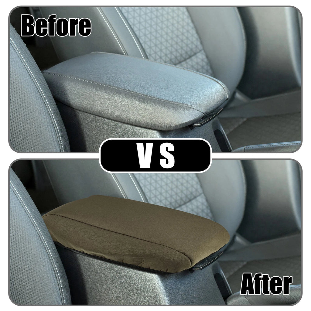 Center Console Seat Armrest Cover Inner Replacement for Toyota Corolla (2013–2023) Deep Brown