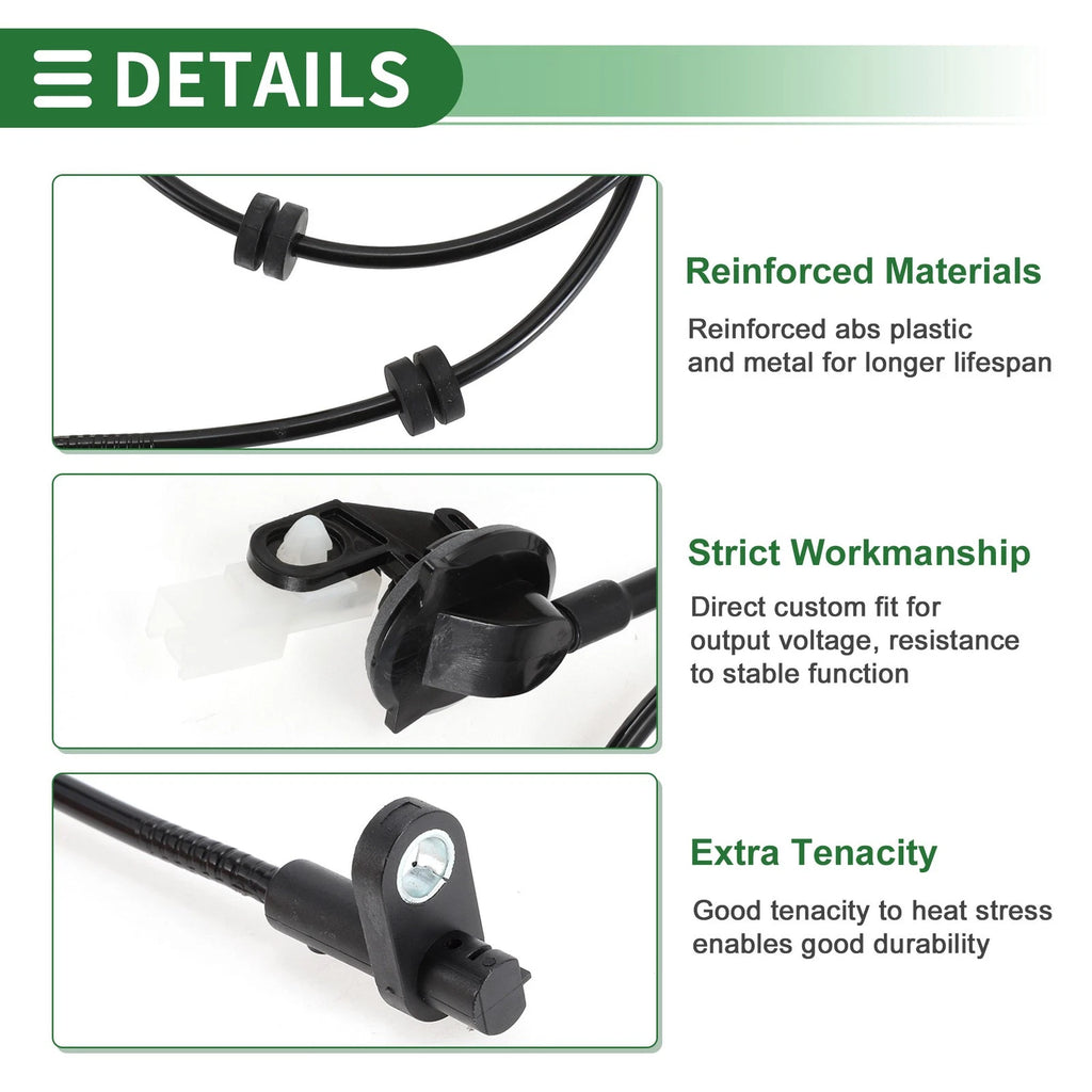 ABS Wheel Speed Sensor Replacement for Mazda 2 (2008–2015)