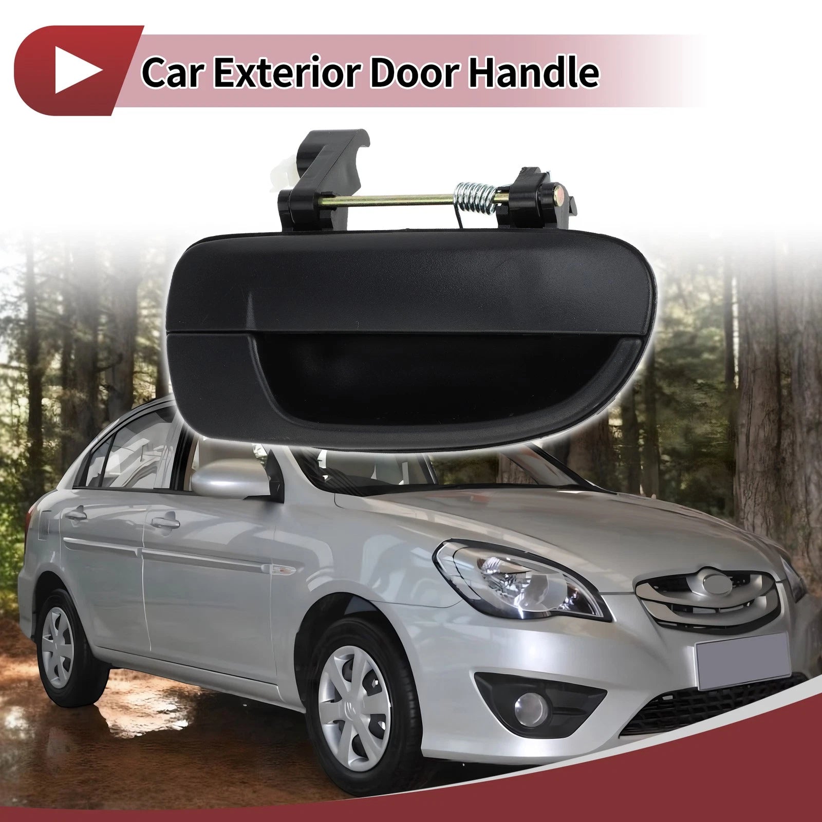Car Exterior Door Handle for Hyundai Accent Rear Right Replacement (2000–2005)