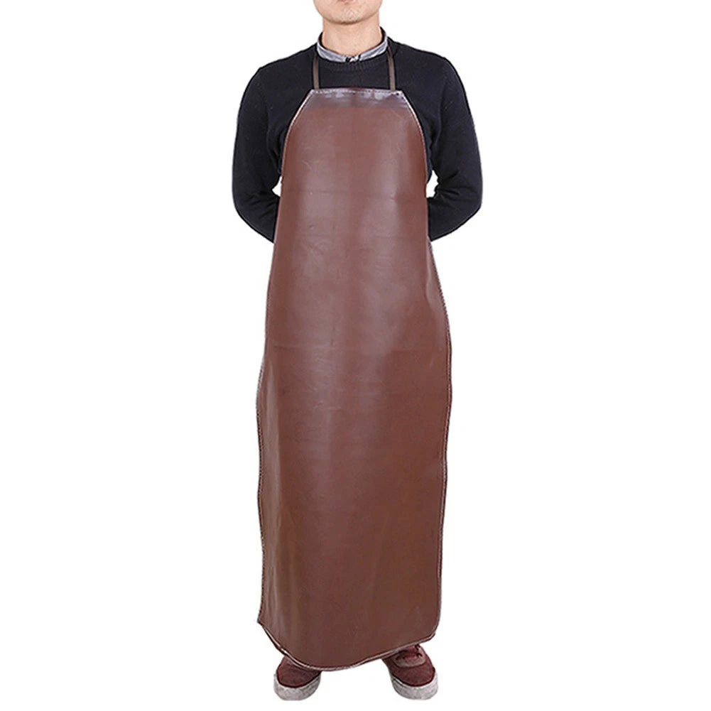 Oil Proof Leather Apron for Barbecue (No Specific Years)