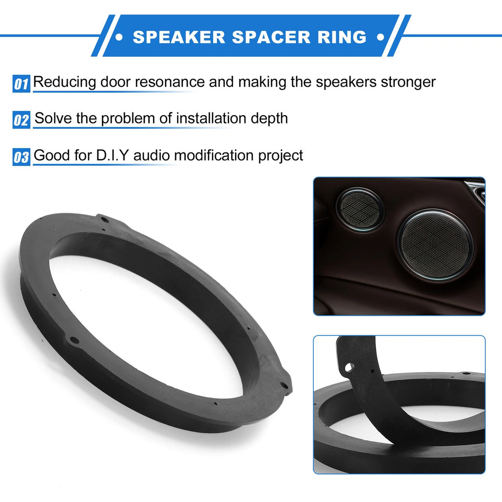 2X Speaker Spacer Ring Adapter for Ford Edge (6.5'' Tweeter)