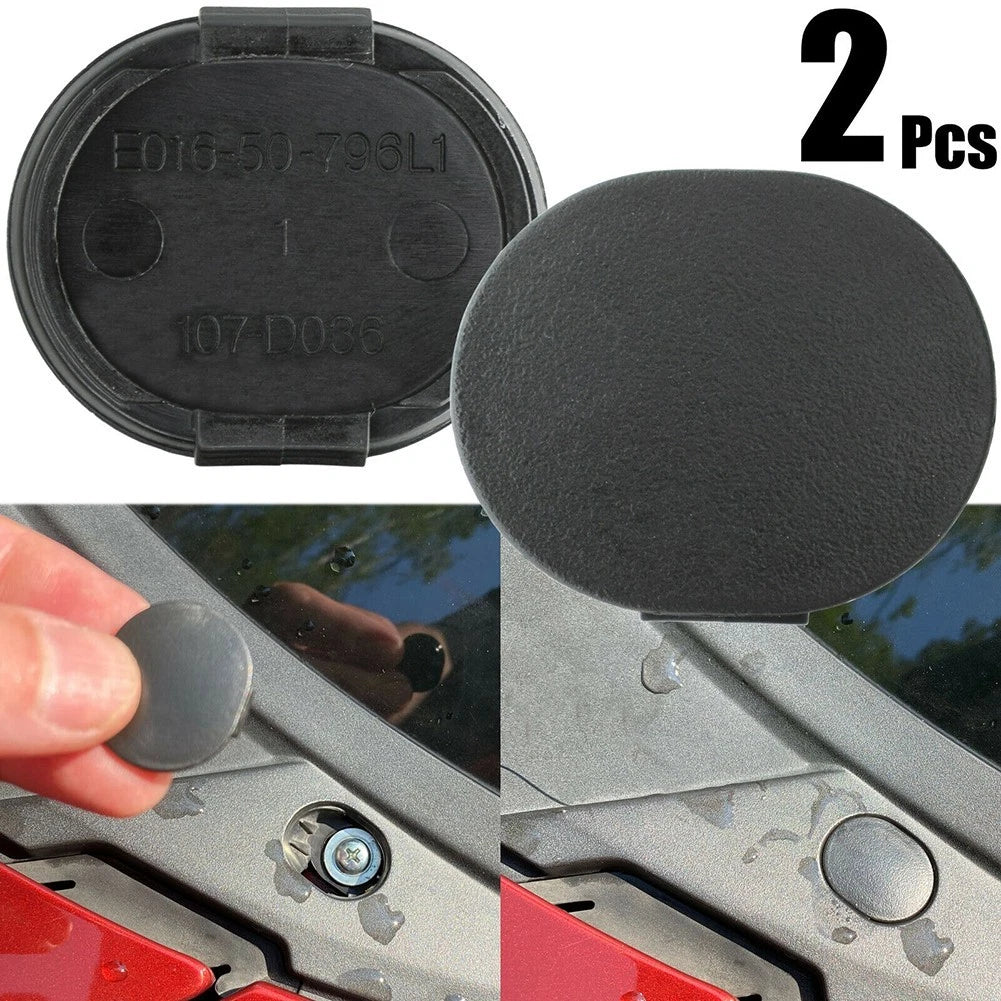 2X Grille Cap Cover Trim for Windshield (Universal Fit)