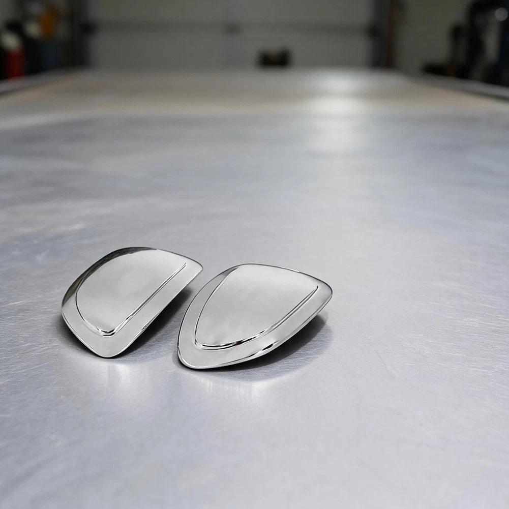 Set of 2 Chrome Mirror Covers for Chevy GMC (1999–2006)