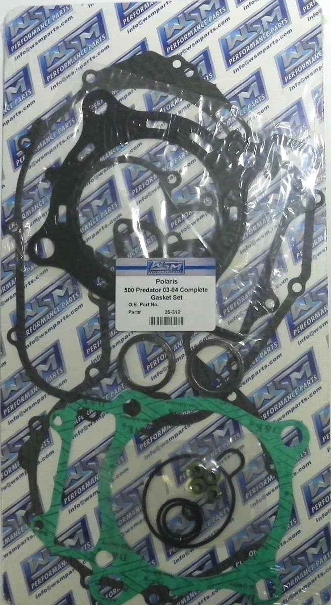 Complete ATV Gasket Kit for Polaris 500 Predator (2003–2004) 25-312