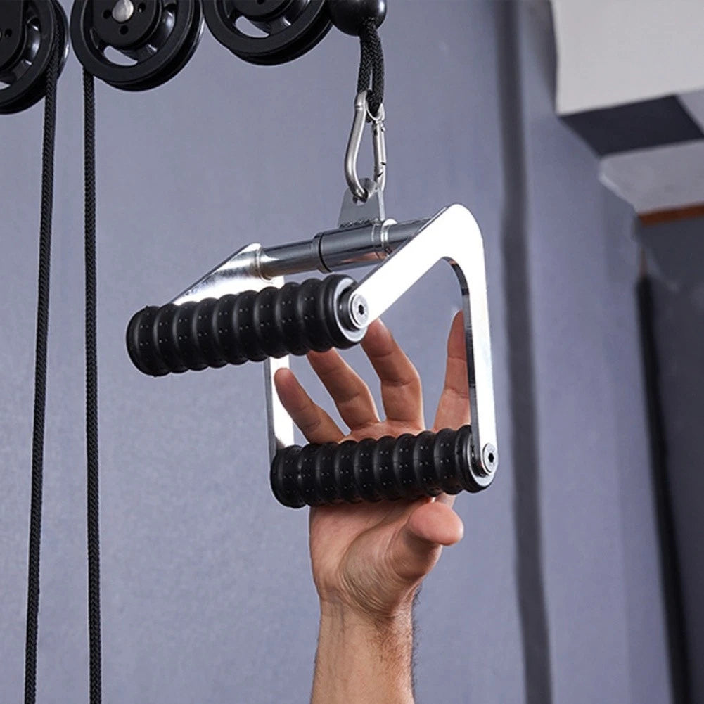 Lat Pulldown Cable Attachment Handle for Gym Back and Row Exercises