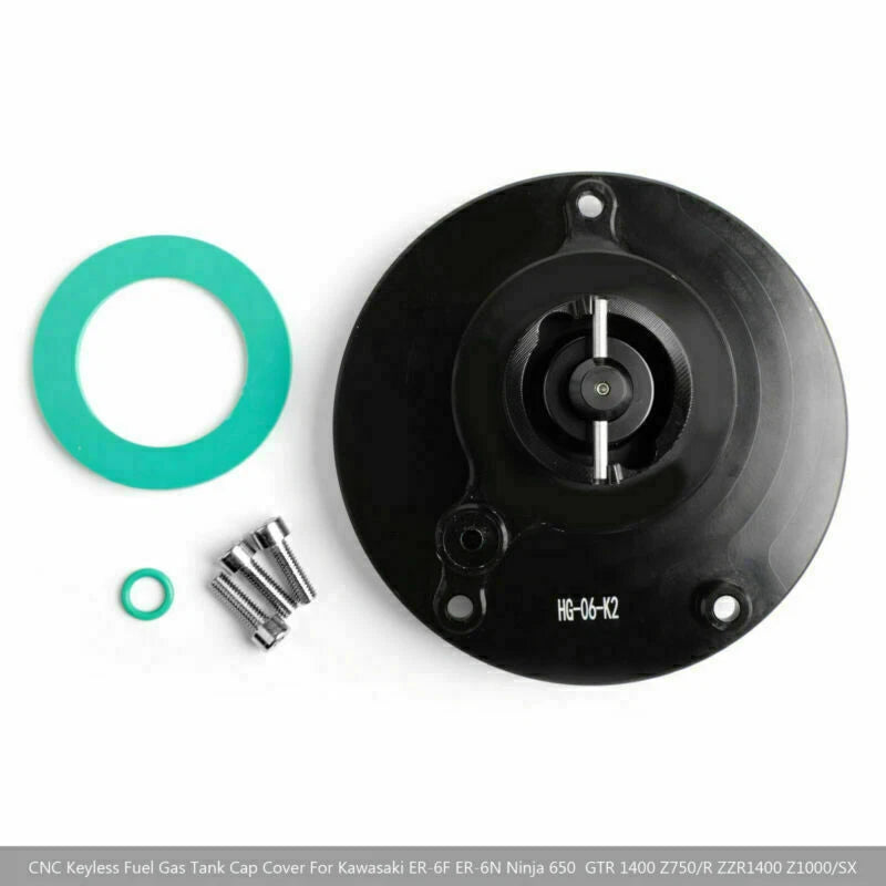 Keyless Fuel Cover Gas Tank Cap for Kawasaki Versys 1000, GTR 1400 (2010–2018)