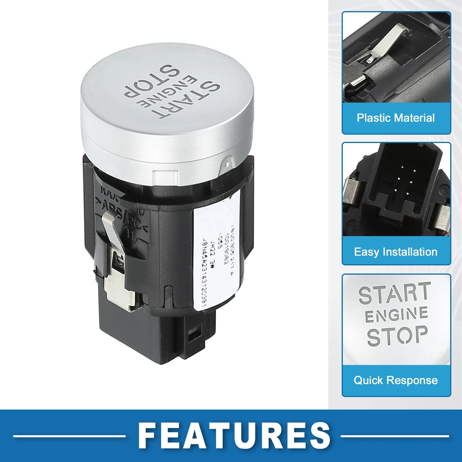 Engine Start Stop Switch Button for Audi Q3 2.0L Automatic (2015–2018)