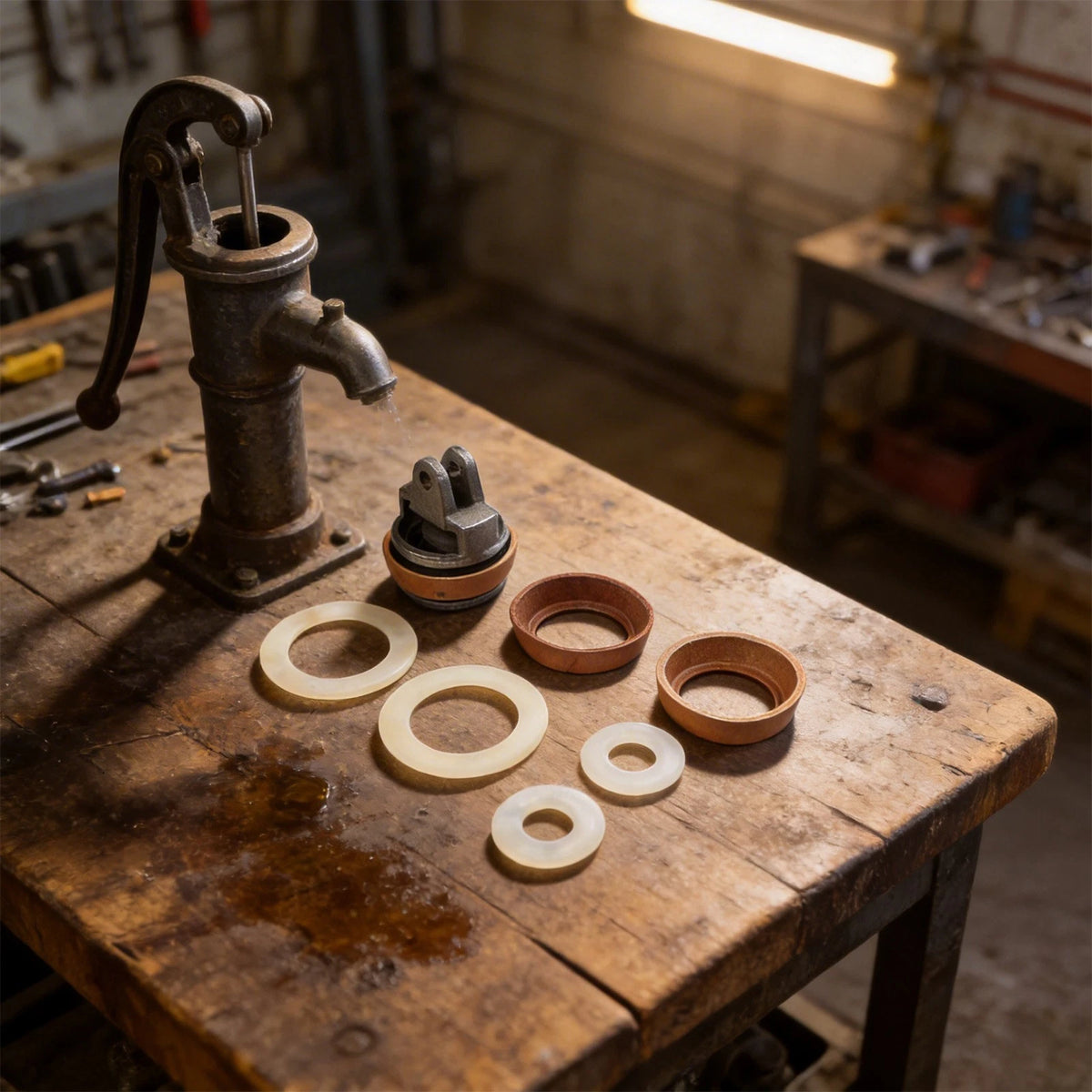 Replacement Piston Seal Kit for Model 75 Garden Handle Pumps (Cast Iron)
