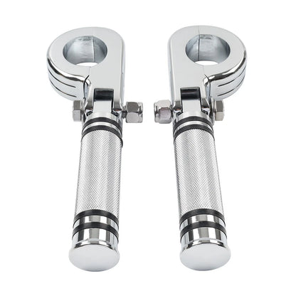 25-32mm Engine Guard Bar Highway Foot Peg Footrest for Harley Yamaha Chrome