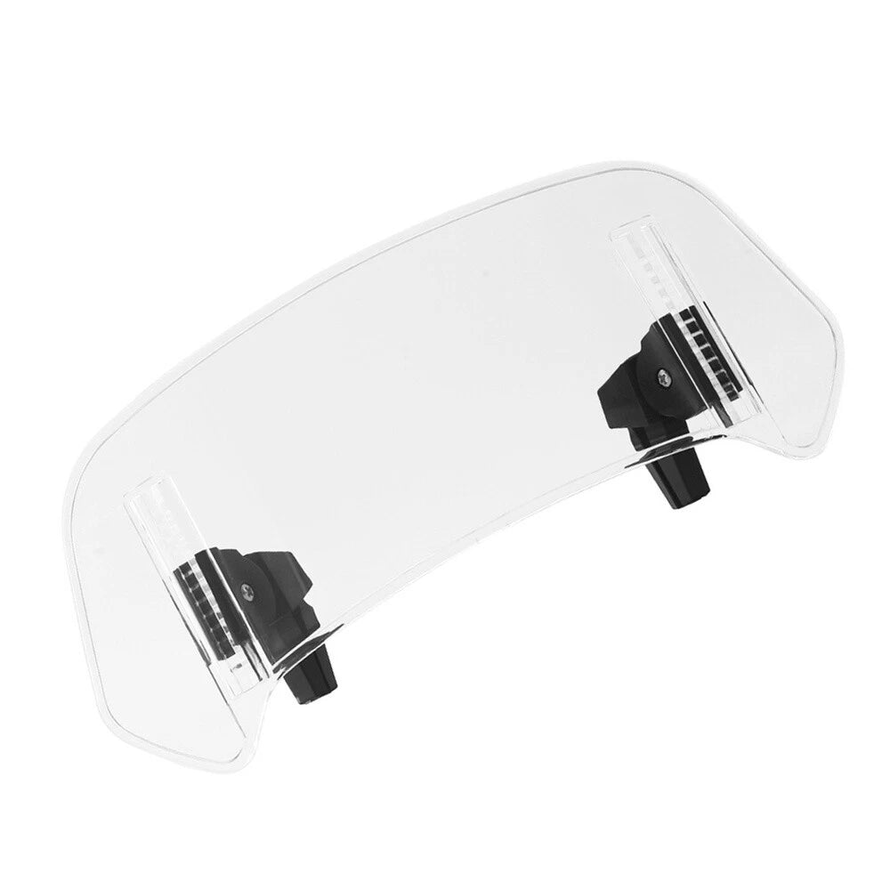 Adjustable Windshield Extension Spoiler Deflector For BMW Yamaha Suzuki Kawasaki