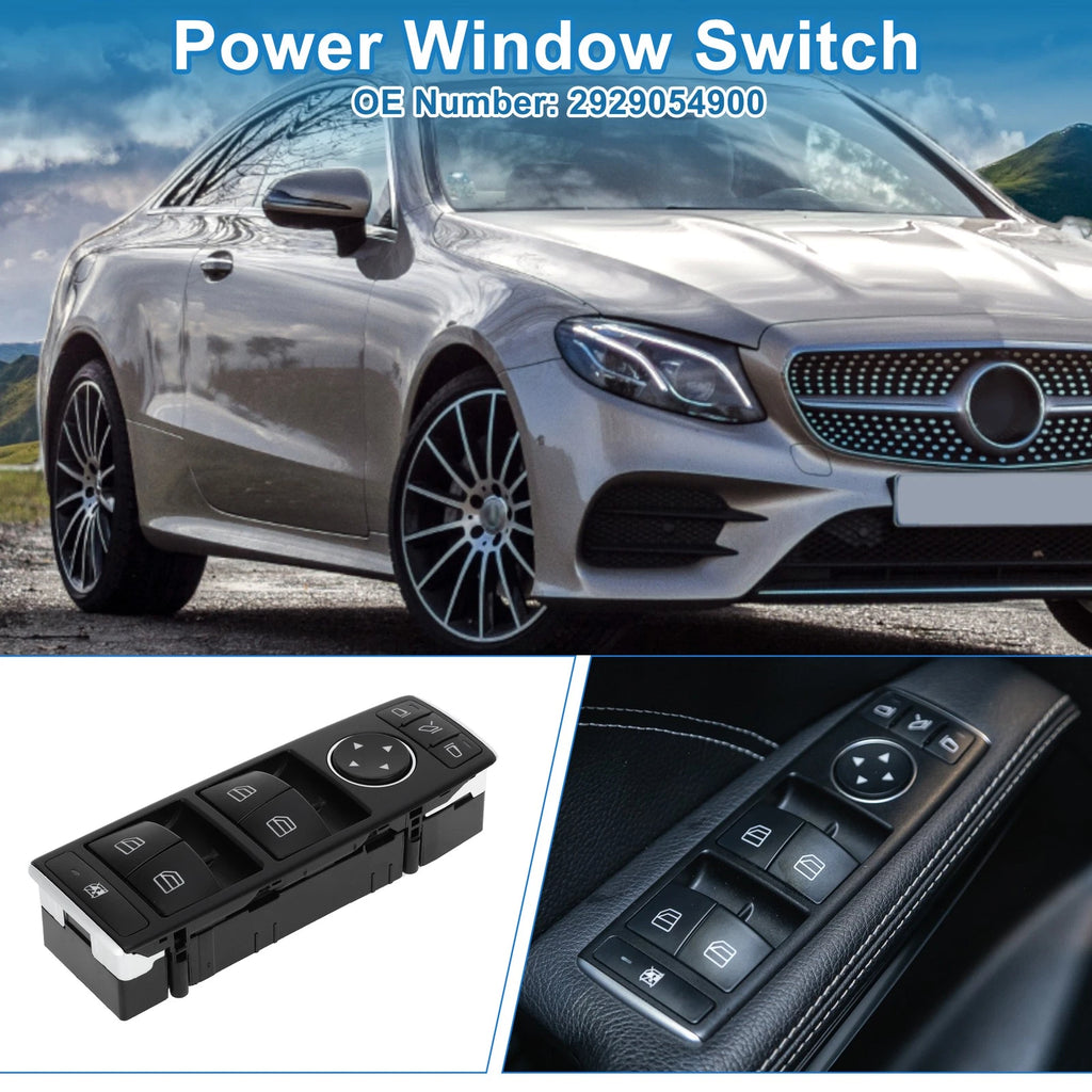Front Driver Side Power Window Switch for Mercedes-Benz C200 (2005–2018)