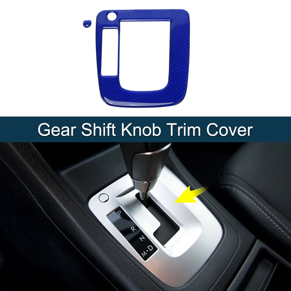 ABS Gear Shift Knob Cover Decal for Subaru Impreza (2012–2014) Dark Blue