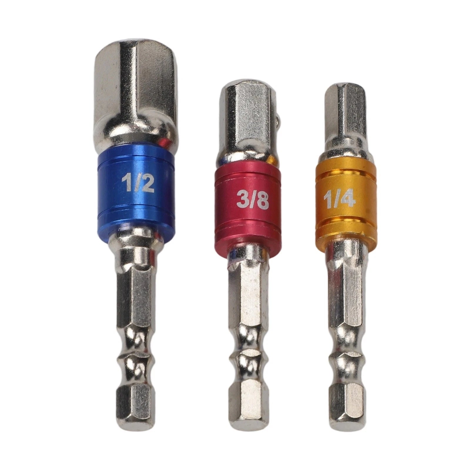 3pcs Hex Rods with Magnetic Locking for Power Drill Compatibility