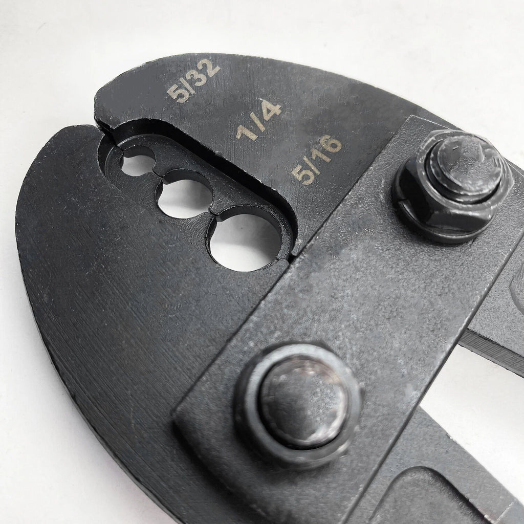 Swaging Tool for Wire Rope and Cable (31.6", 5/32", 1/4", 5/16")