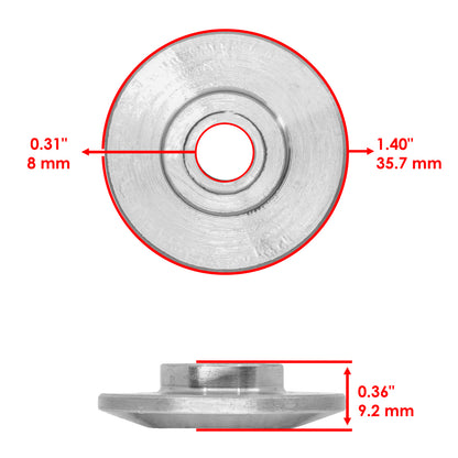 Deck Bushing Replacement for John Deere D120 X166R LA130 Z345R S180 (2012–2019)