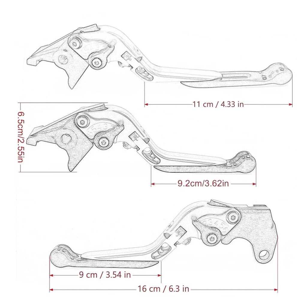 Adjustable Clutch Brake Lever for Honda CRF1100L Africa Twin (2022–2024) R9