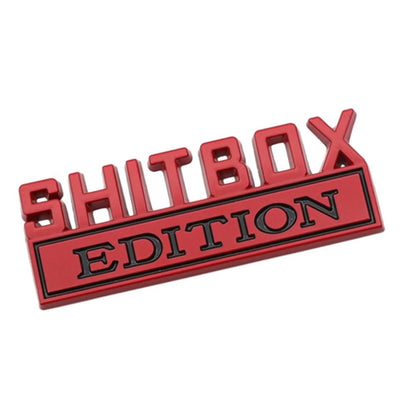 Trunk Sticker for Chevrolet Aveo (2004–2011) - Zinc Alloy SHITBOX EDITION